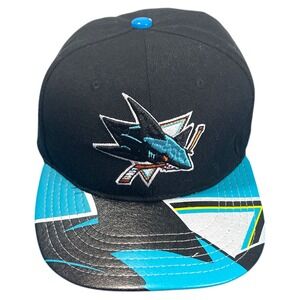 New Era San Jose Sharks‎ SnapBack Hat NHL Embroidered Limited Edition Rare OS